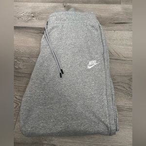 Grey Nike Sweatpants Size: L
